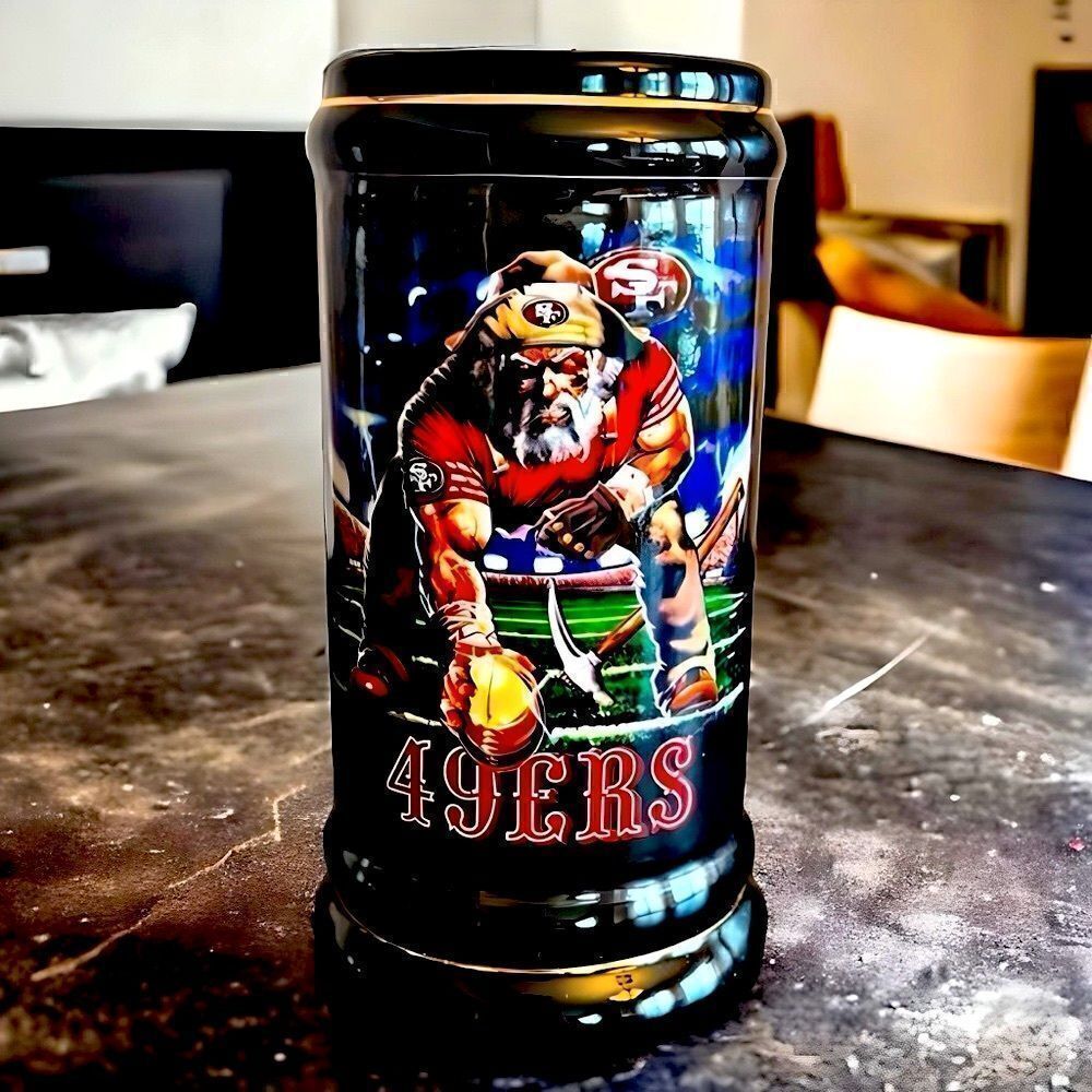 *30off3* NFL Team Logo, SF 49ers, 16oz beer mug. One of a kind. Mint Condition.
